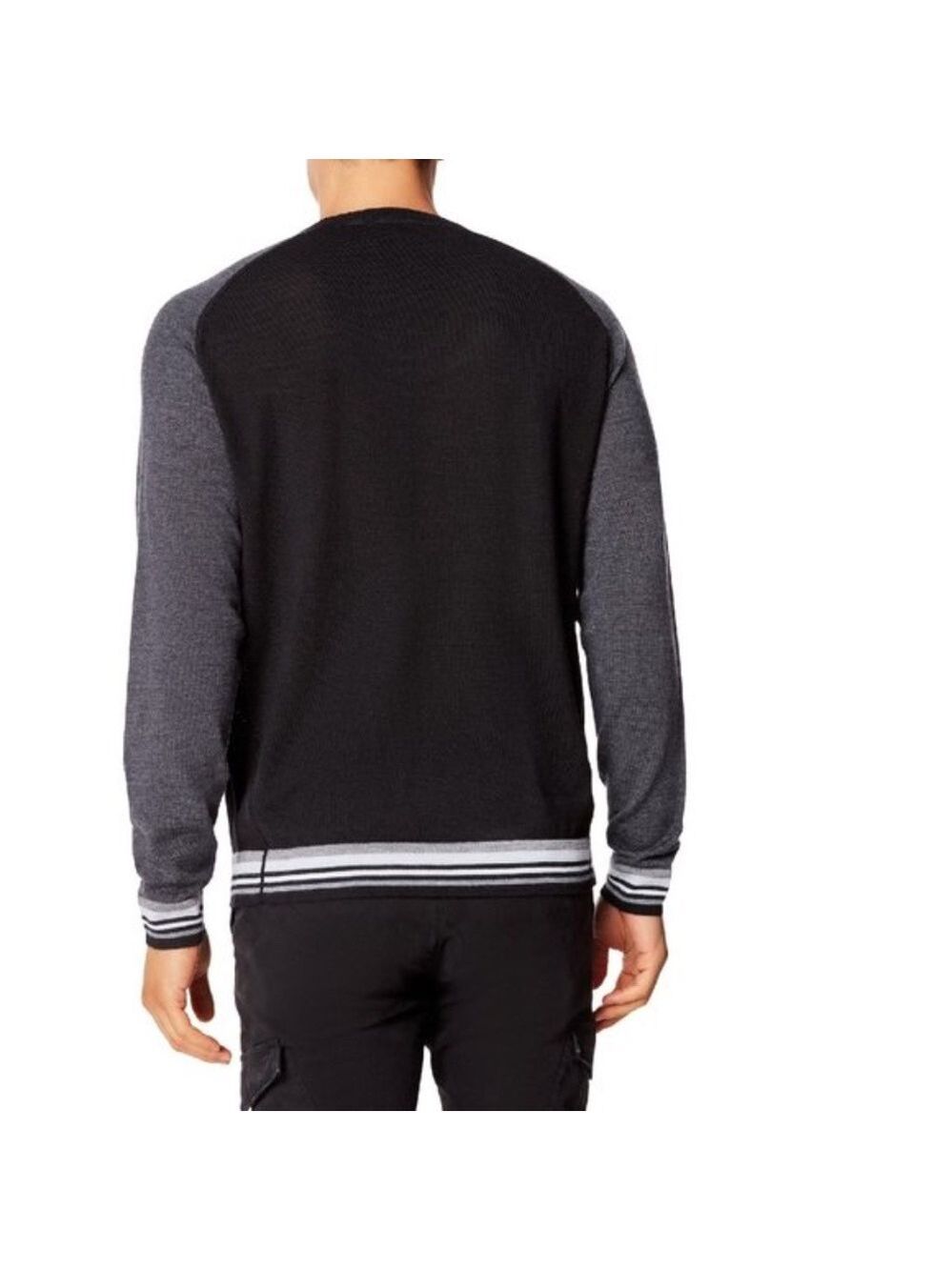Good Man Brand Colorblock Raglan Merino Wool Sweater - Picture 2 of 6